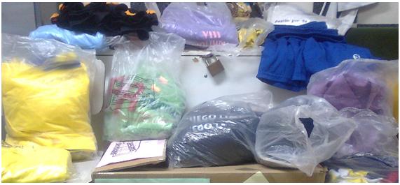 Lotes de Ropa Deportiva para el Sahara